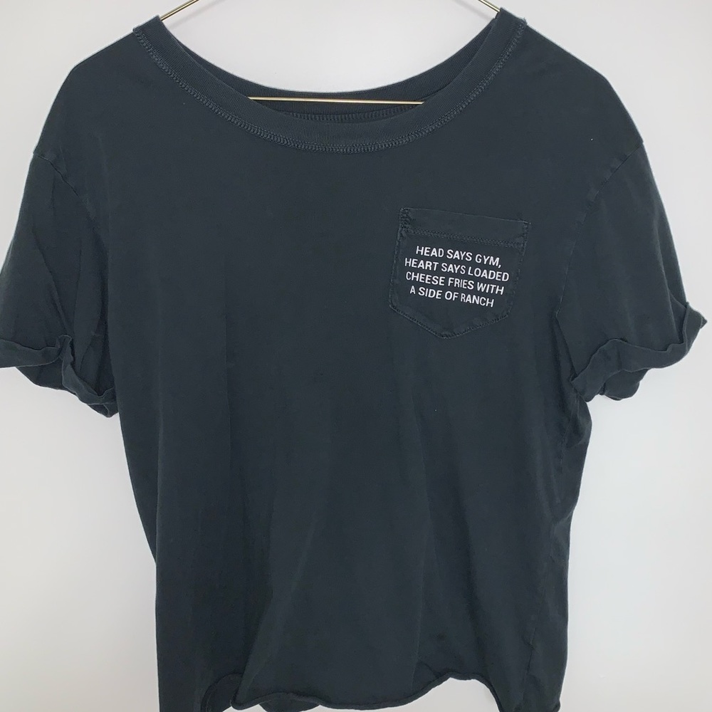Jac Vanek cropped graphic tee